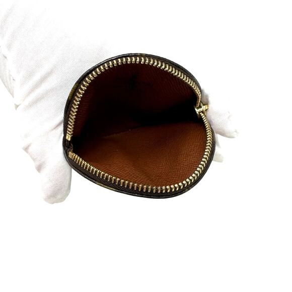 Louis Vuitton LV Monogram Porte Monnaie Round Coin Purse Pouch - Picture 6 of 6